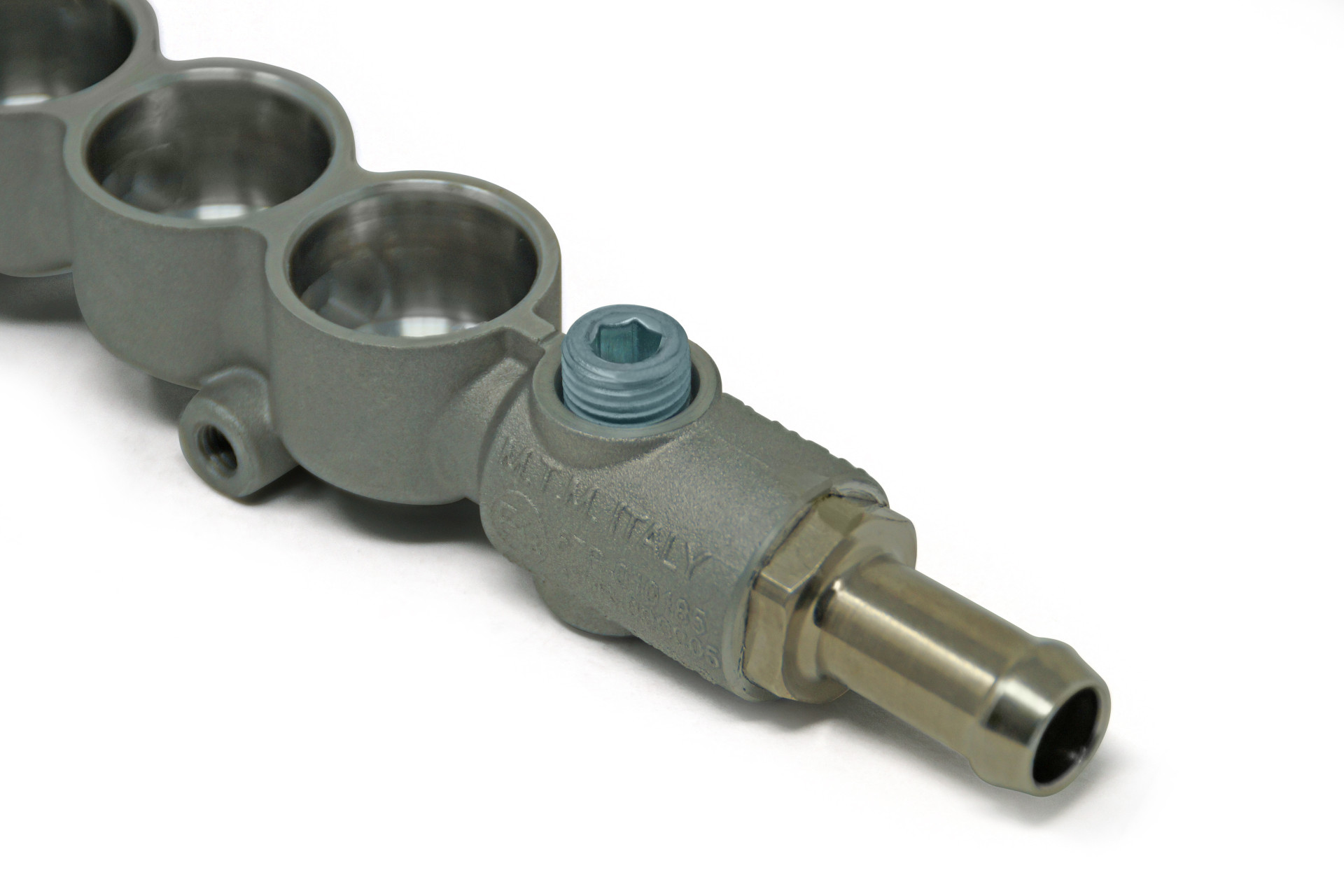 Blind plug for pressure sensor connection on the BRC injector rail